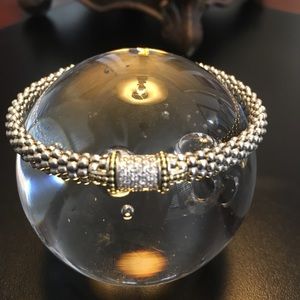 Lagos silver/gld diamonds, caviar